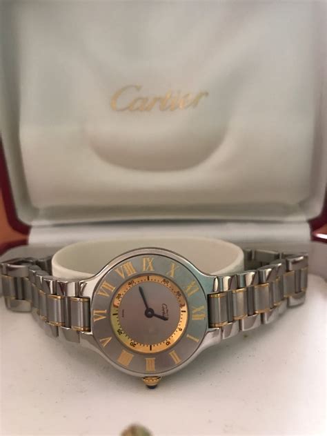 reloj cartier siglo 21 dama precio